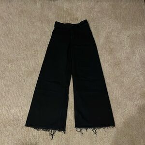 Black Zara marine straight pant